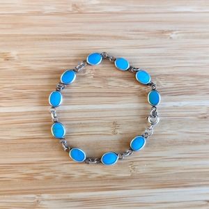 Gorgeous Delicate Blue Stone Bracelet